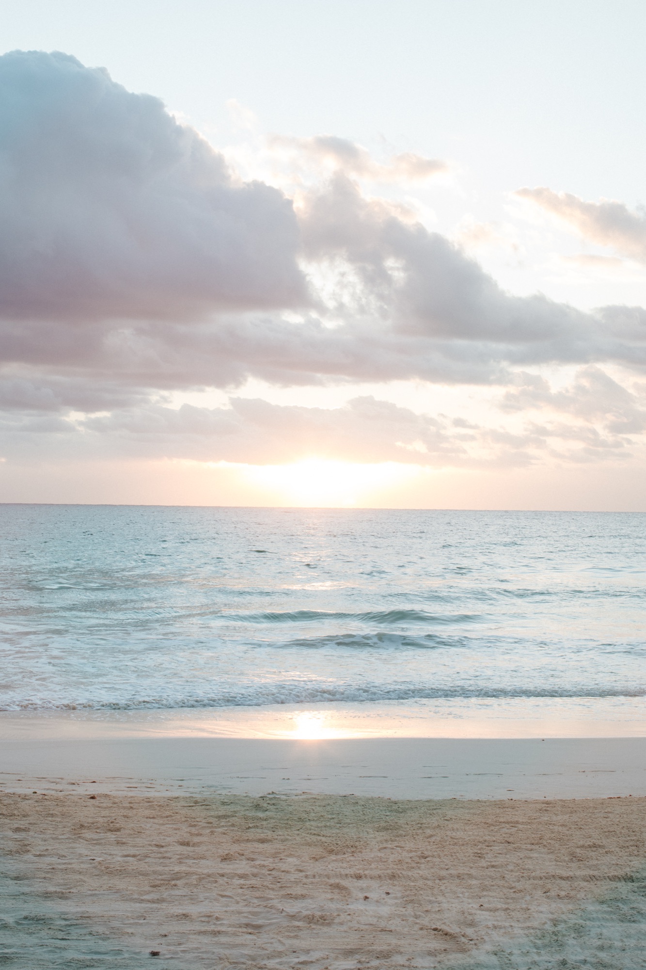 The sea at dawn